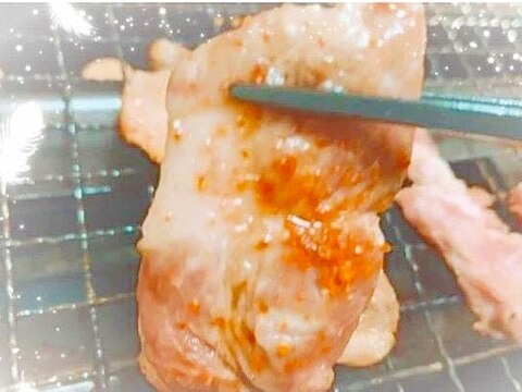 簡単豚肉料理『豚肩ロースの一味焼き』